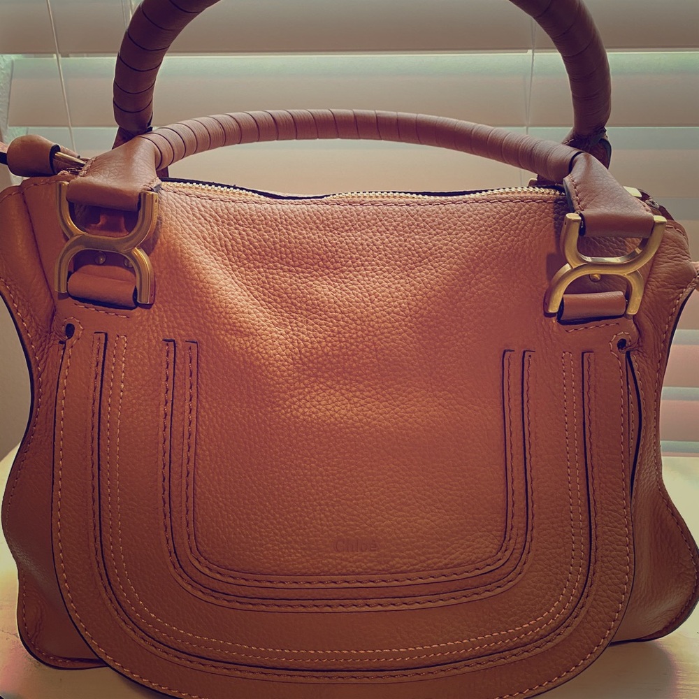 Chloe Marcie Leather Satchel